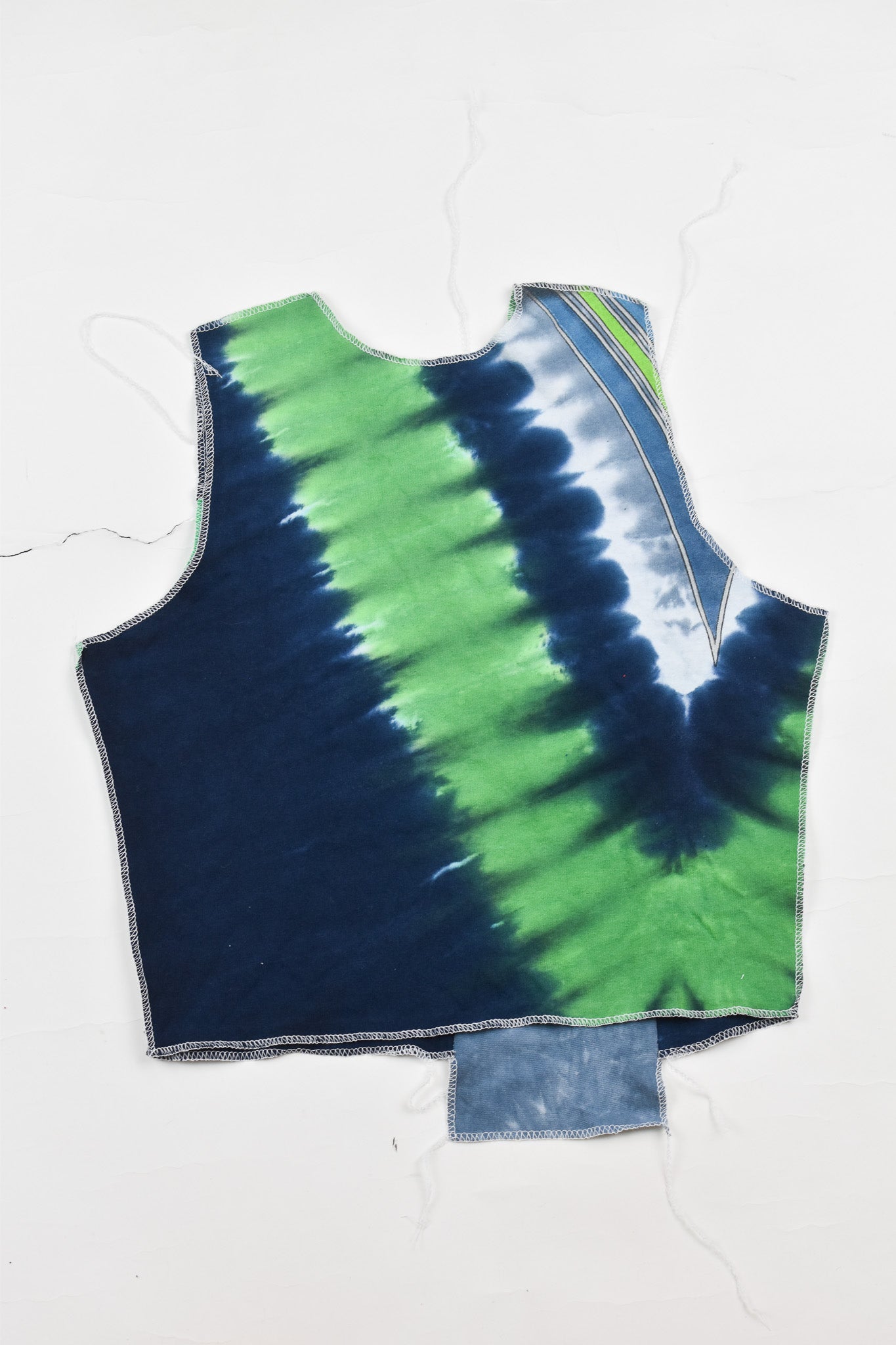 Upcycled Seahawks Scrappy Tank Top - Tonguetied Apparel