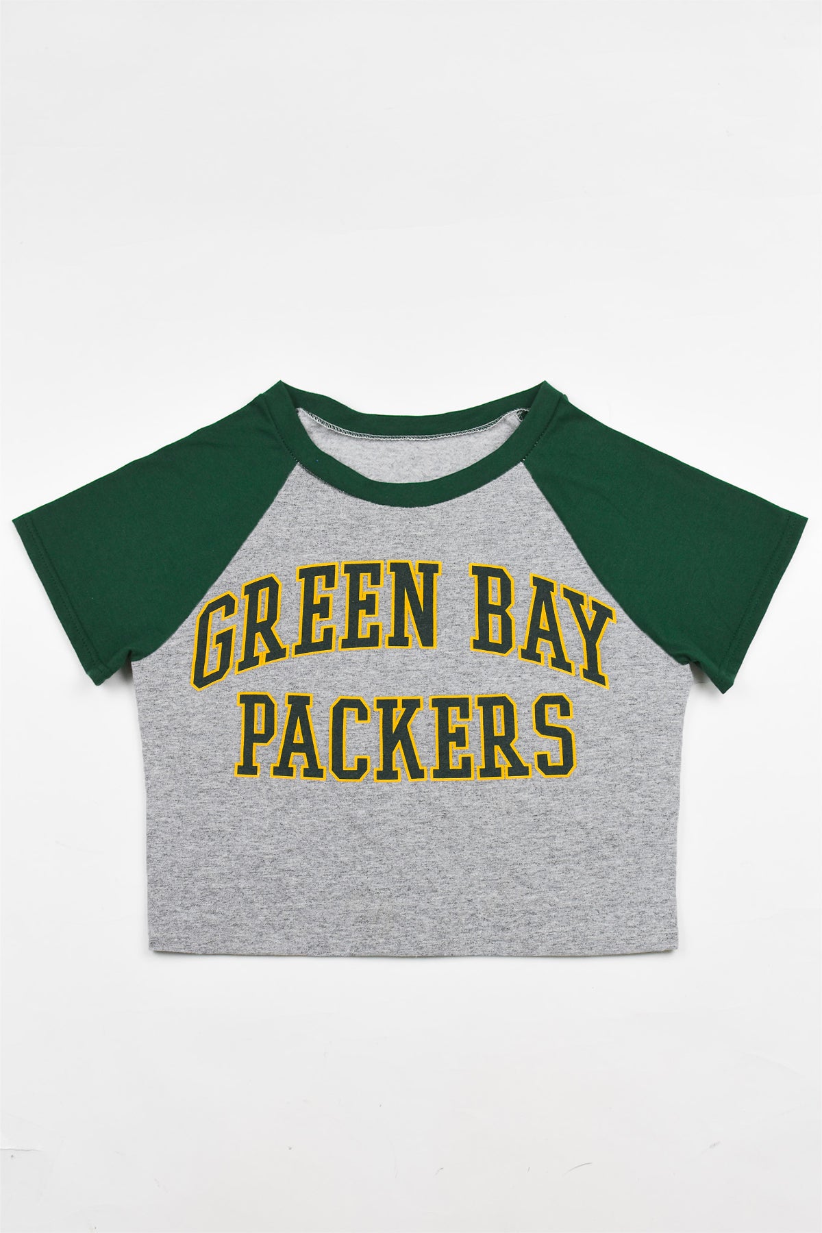 Green Bay Packers Distressed Crop Tee 