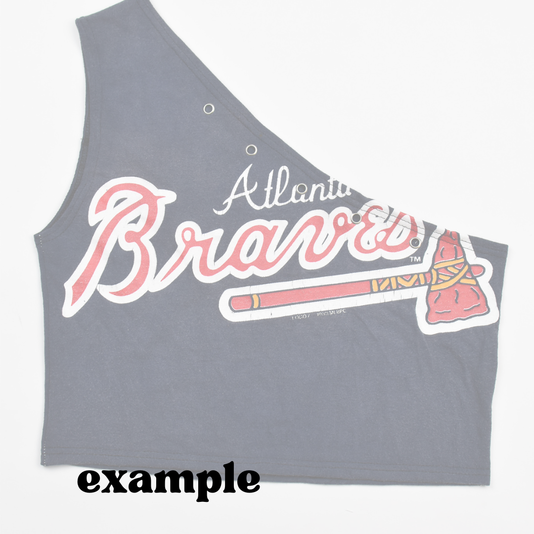 Upcycled Cubs Scrappy Tank Top - Tonguetied Apparel