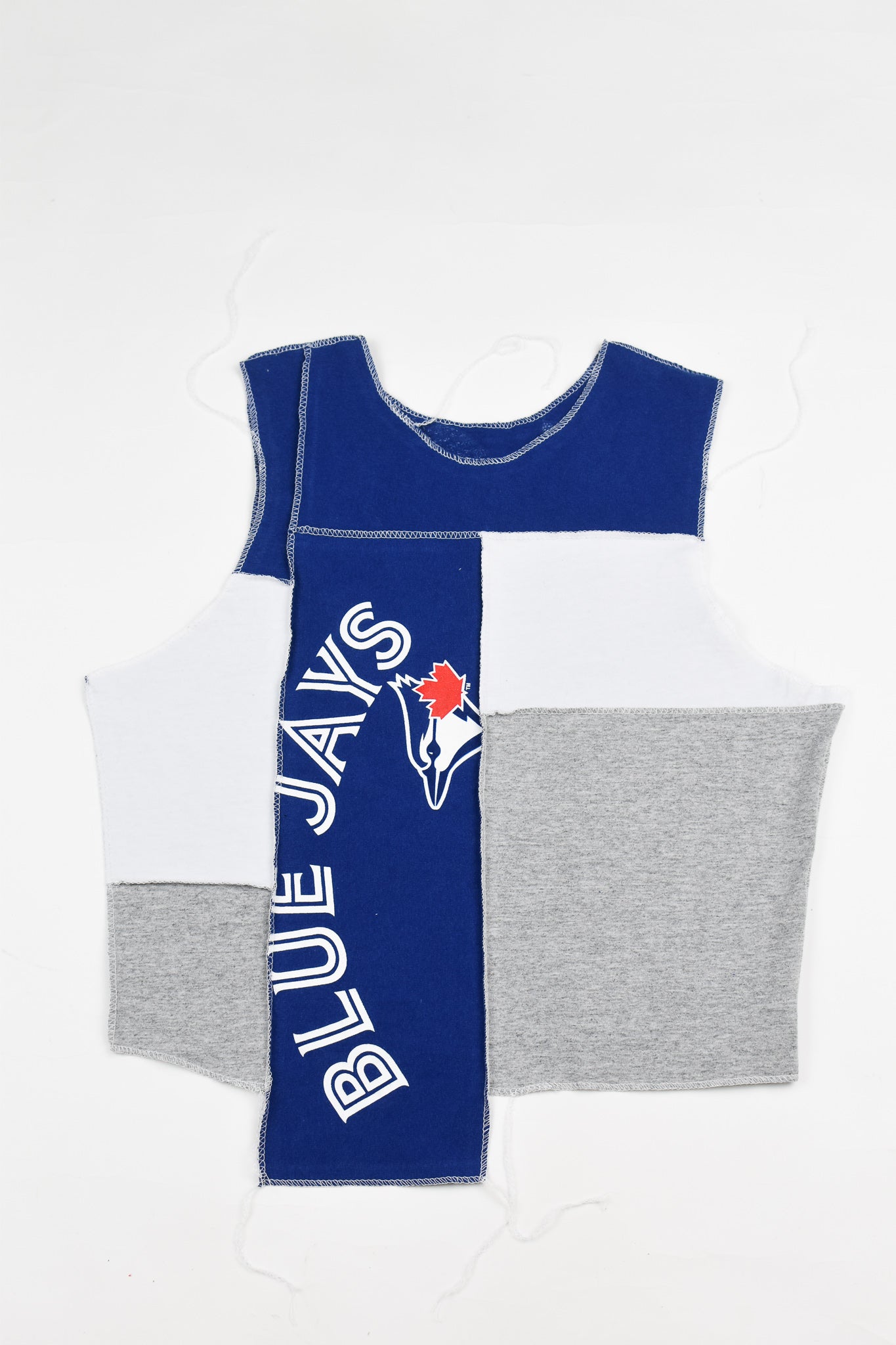 Upcycled Blue Jays Baby Tee - Tonguetied Apparel