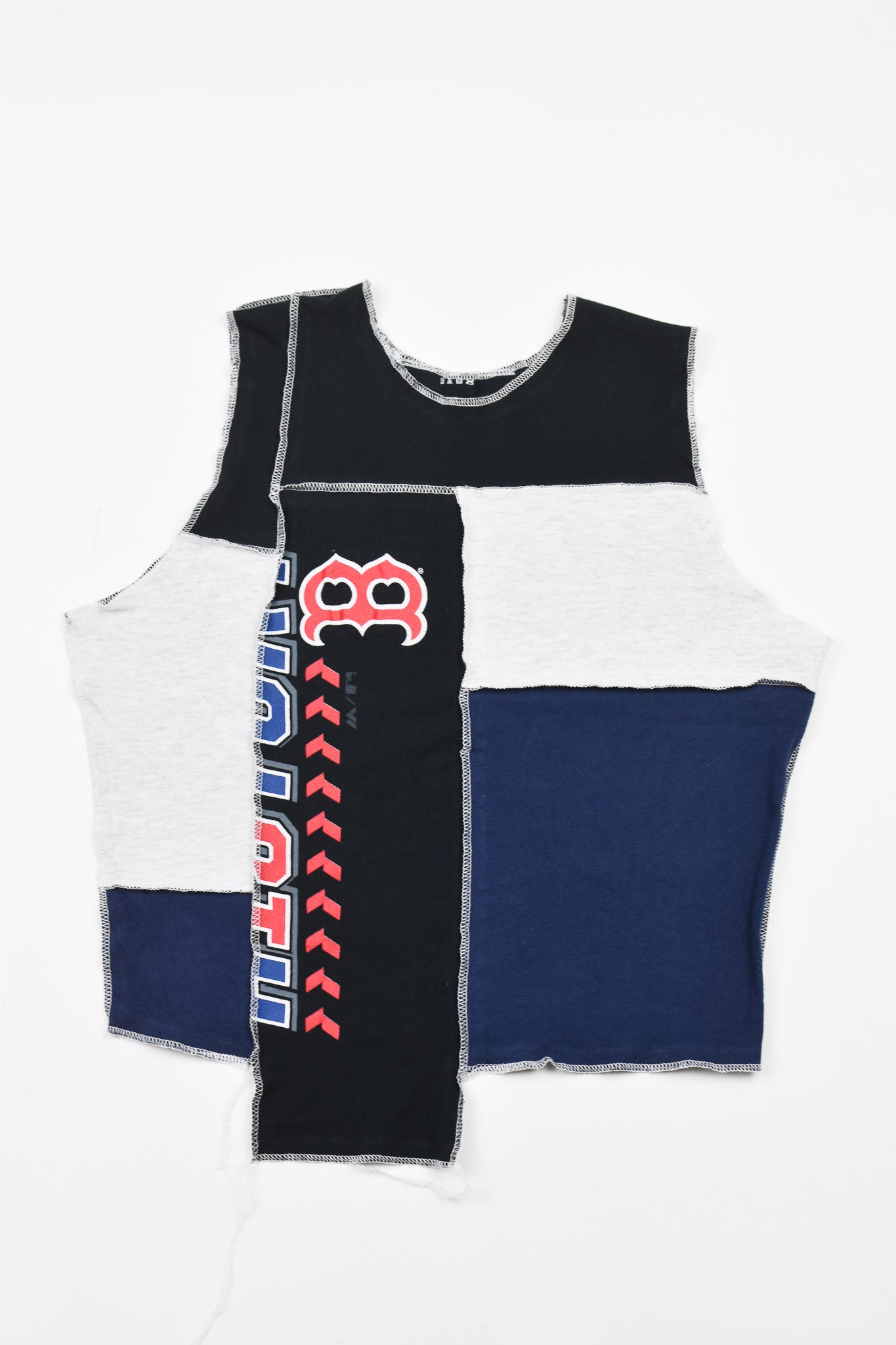 Upcycled Braves Baby Tee - Tonguetied Apparel