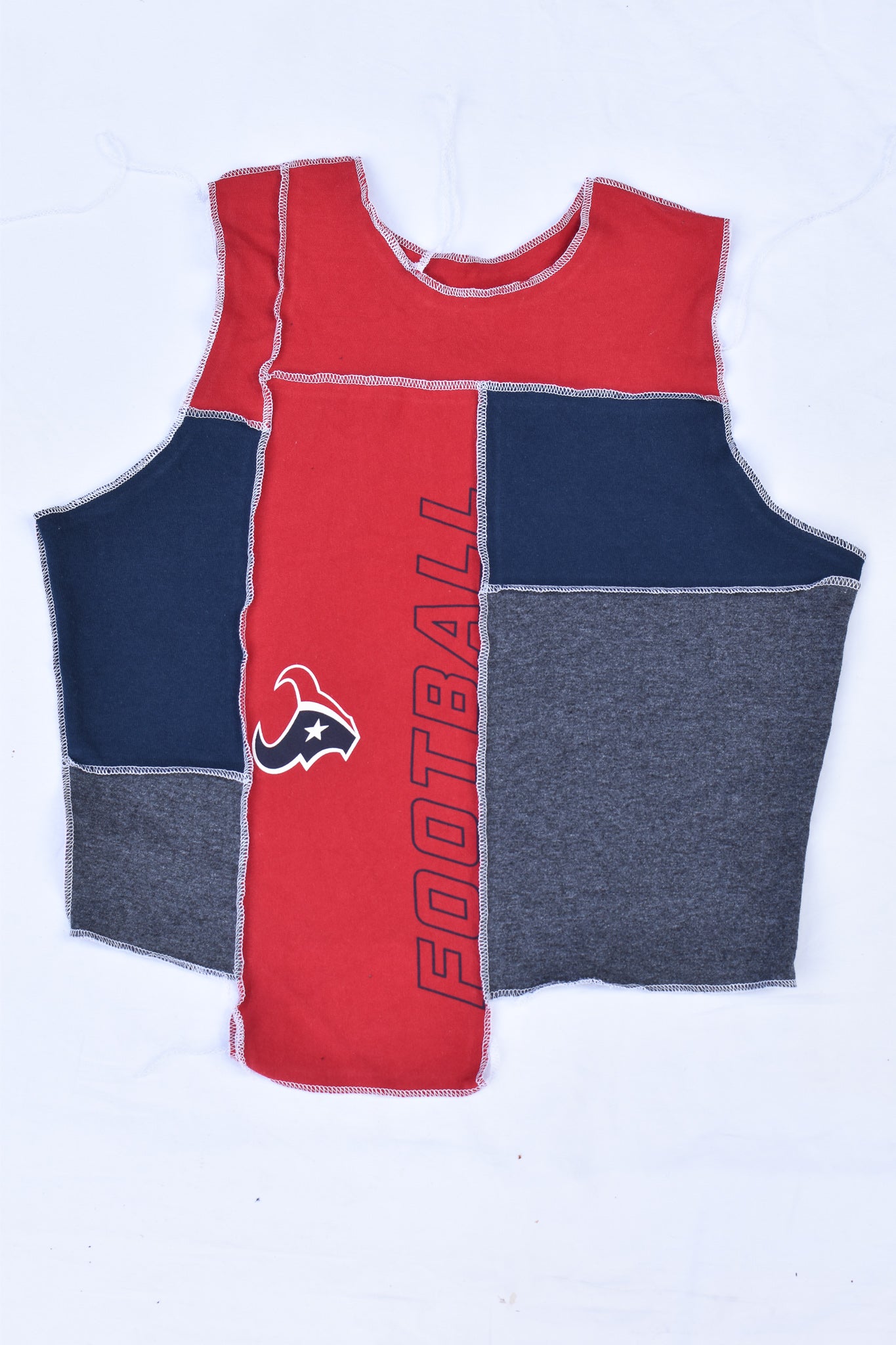 Upcycled Rangers Scrappy Tank Top - Tonguetied Apparel