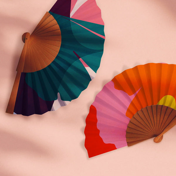 fold out hand fans