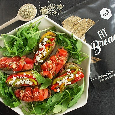 Sauce salade exotique faible en calories, riche en protéines