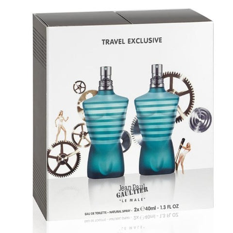 Jean Paul Gaultier Le Male Le Parfum Intense 2 Pcs Set For Men: 6.8 Eau De  Parfum Intense Spray + 0.34 Eau De Parfum Intense Travel Spray