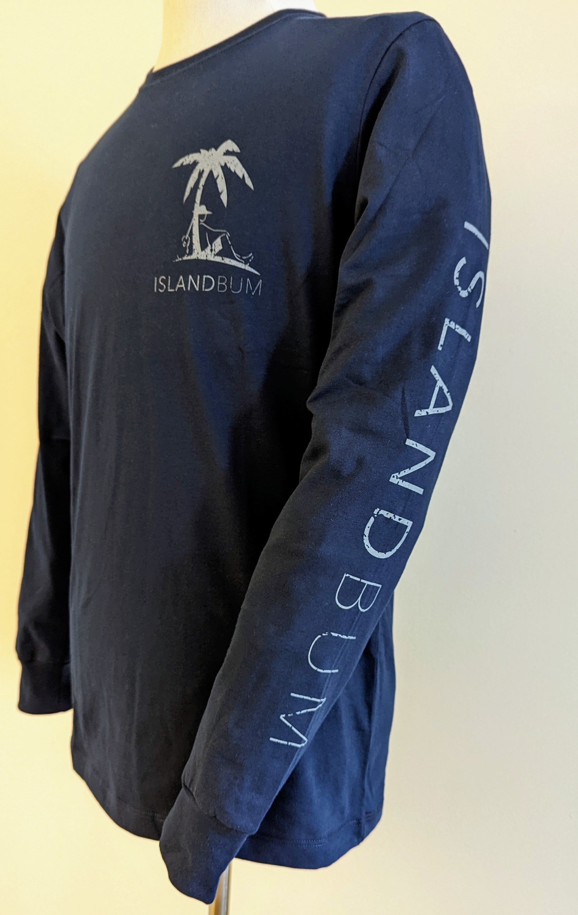 Signature Long Sleeve Island Bum T-shirt - Classic Blue