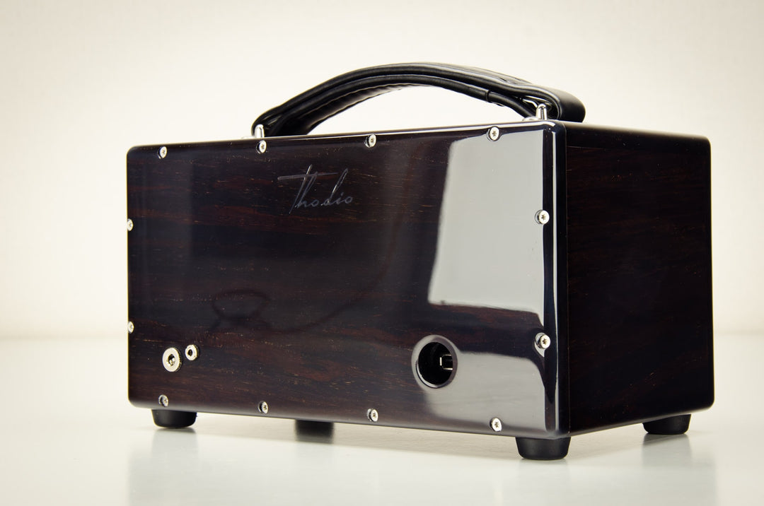 iBox™ Mini HD Chocolate Bamboo Wireless Bluetooth Speaker ...