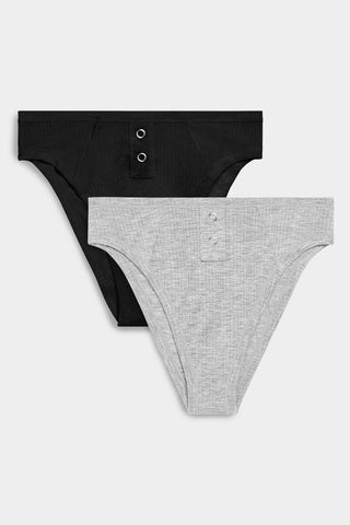 HEVIRGO Women Invisible Underwear Open Back Knickers C-String Thong  Sleepwear,2#black