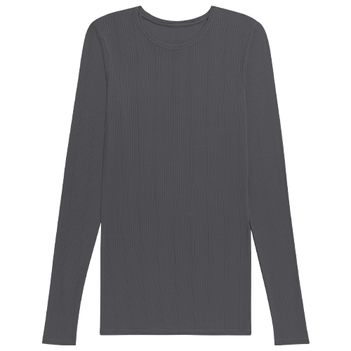 Whipped Long Sleeve in Graphite