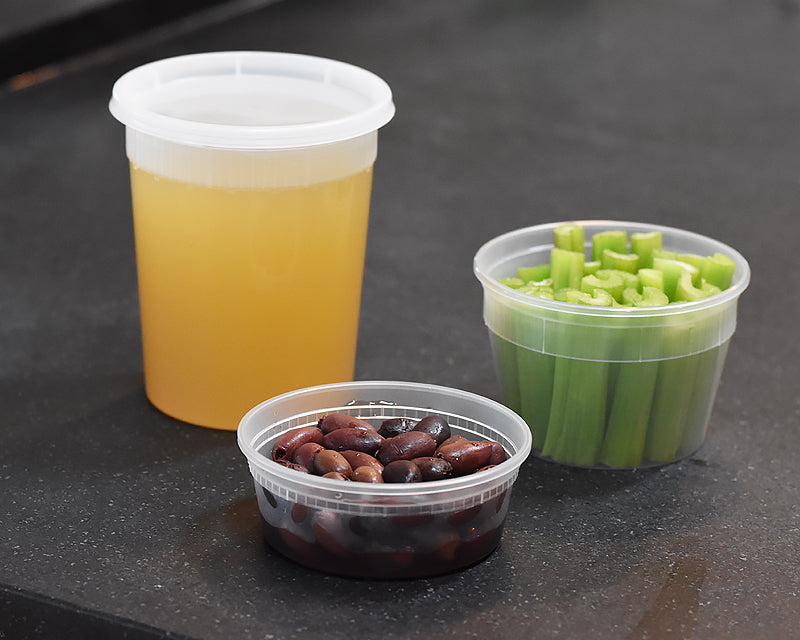 Clear Plastic Containers (set of 5) – Cassandra's Kitchen