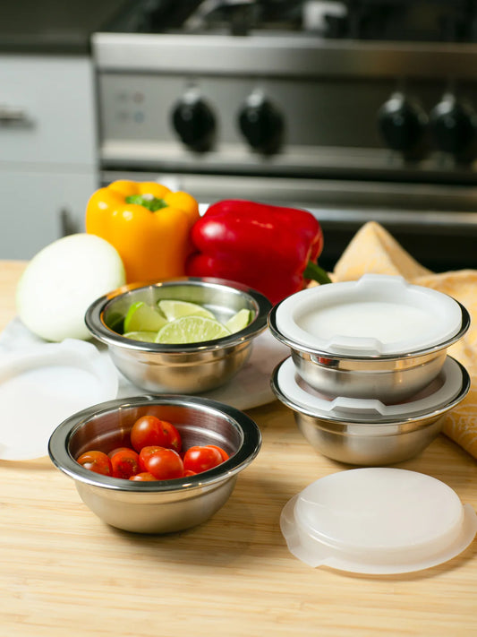 Glass Nesting Prep Bowls, 3.5 inch diameter - InstaGrandma's Kitchen