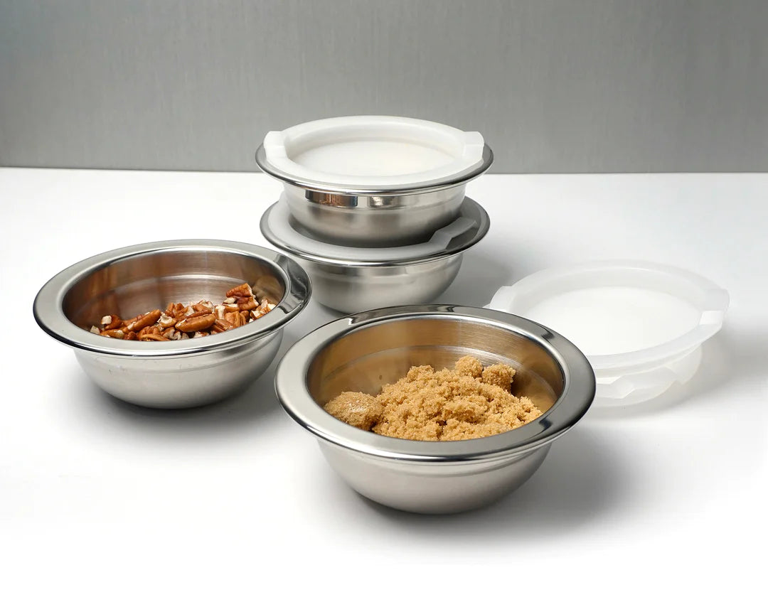 Prep Bowls With Lids (Set Of 4)