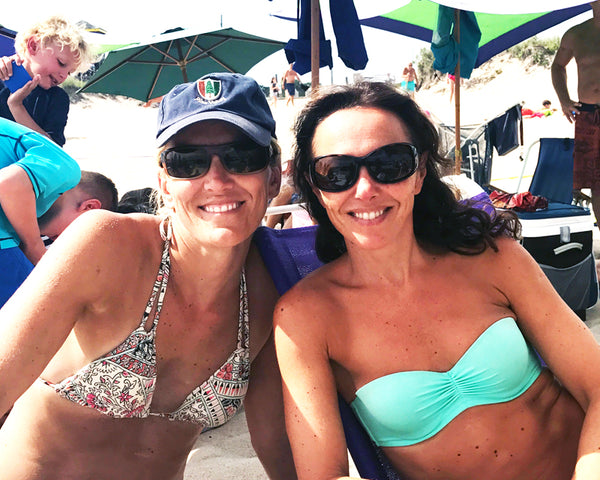 Cassandra & Cindy at the beach