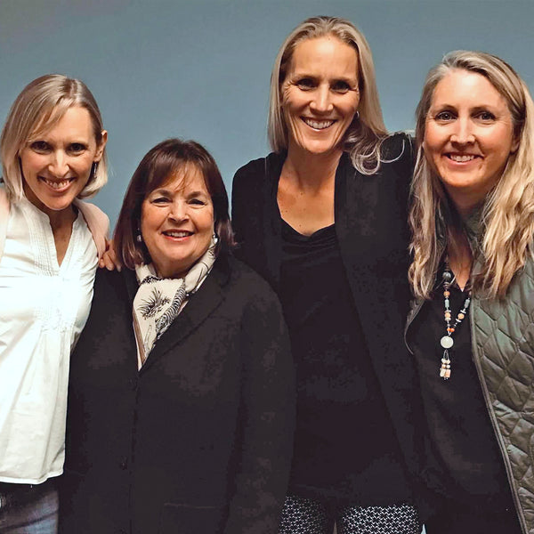 Ina Garten and Cassandra Schultz with the family