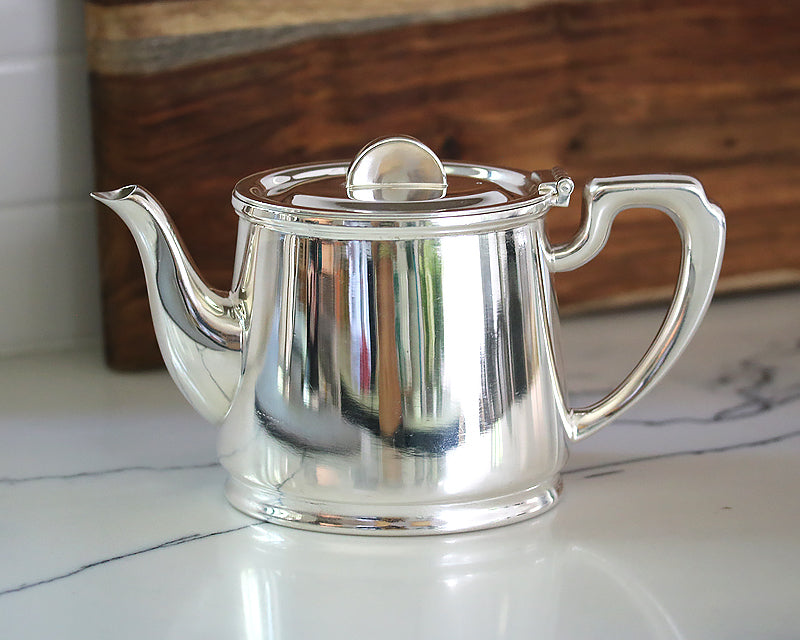 HÃTEL Silver Tea & Coffee Pot - Half Moon Finial