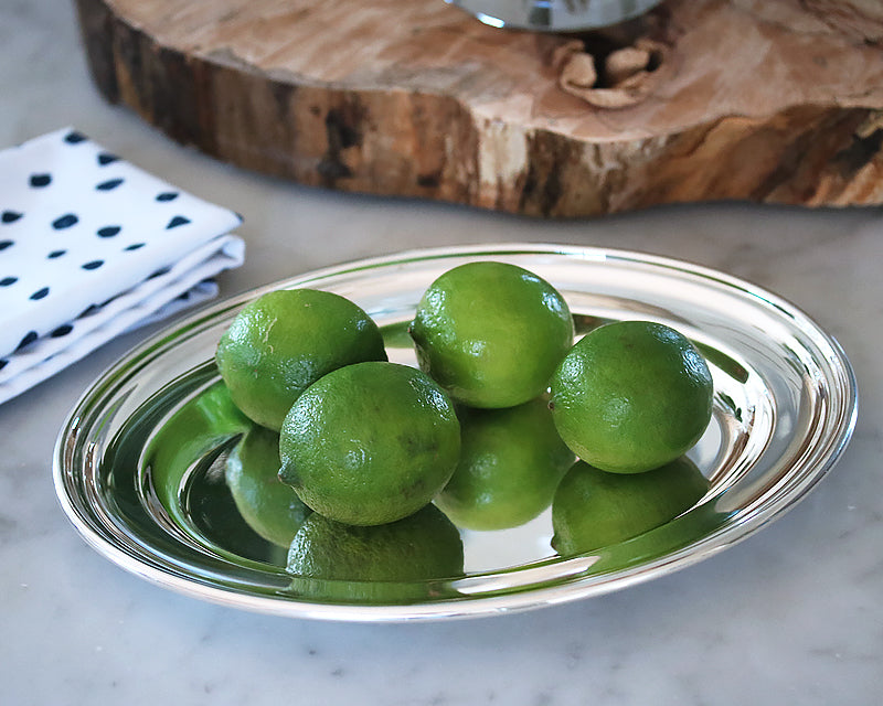 HÃTEL Silver Oval Tray