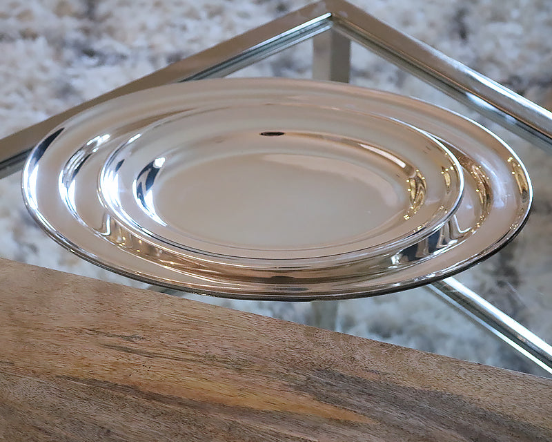 HÃTEL Silver Oval Tray