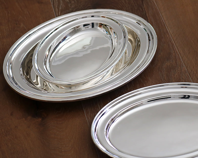 HÃTEL Silver Oval Tray