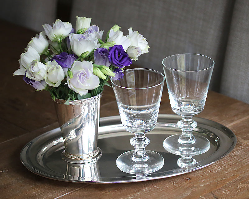 HÃTEL Silver Oval Tray