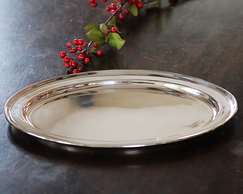 HÃTEL Silver Oval Tray