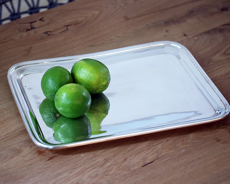 HÃTEL Silver Rectangular Tray