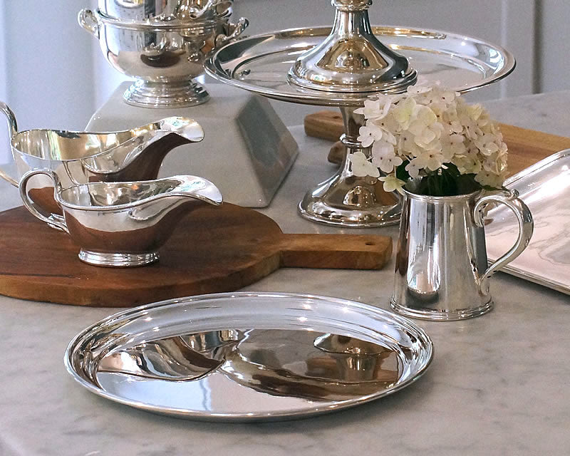 HÃTEL Silver Round Tray