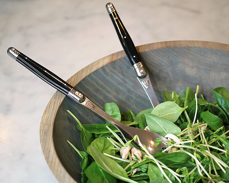 Round Wooden Salad Bowl