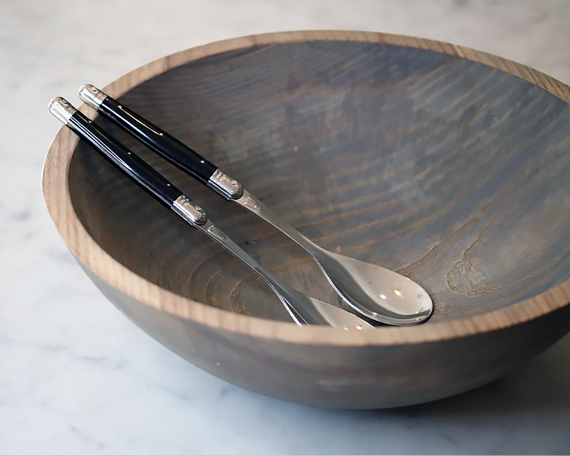 Round Wooden Salad Bowl