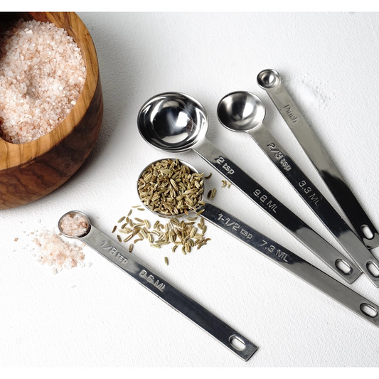 RSVP SS Long Handle Measuring Spoons — Kitchen Collage