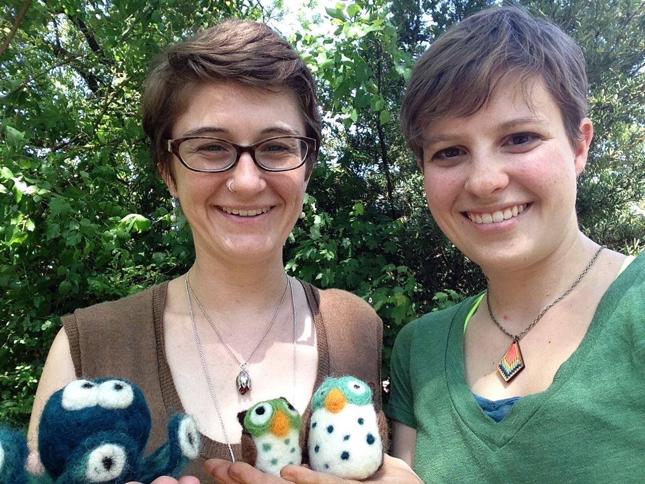 Maker Faire  Learning Needle Felting with Woolbuddy