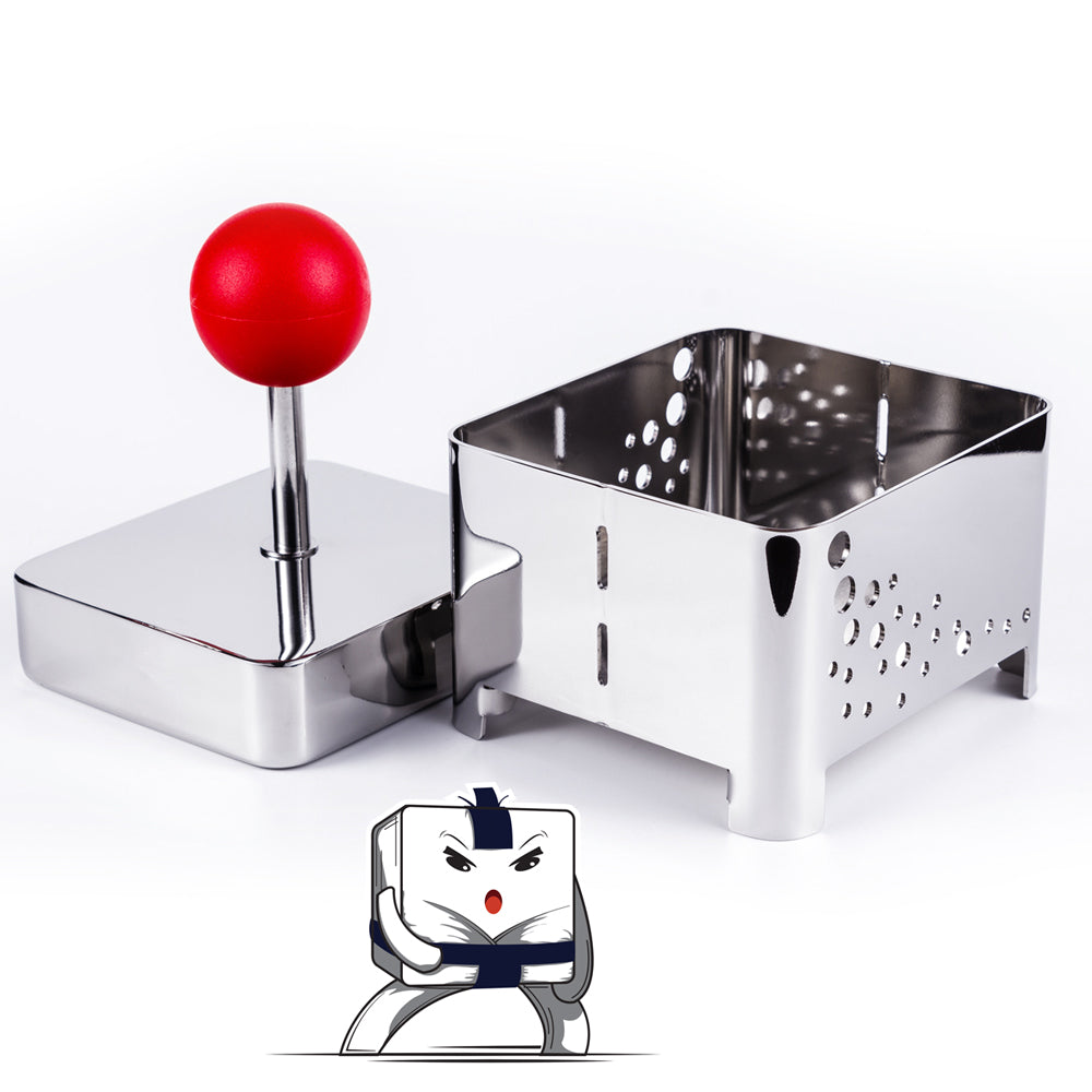 Raw Rutes USA MADE STAINLESS Sumo Tofu Press for Making Homemade Tofu!