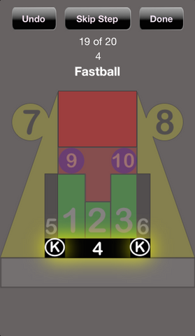 Chase Zone 4, Lokator Pitching Target