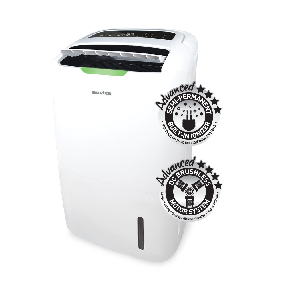 PuriDry™ 2-In-1 Dehumidifier ND2000 with HEPA Air Purification and 3 Y -  novita SG