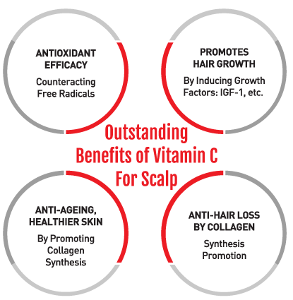 Antioxidant benefits for hair health