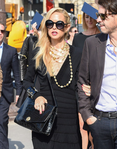 Nicole Richie wearing Chanel Quilted Bag  Celebrity Style Guide