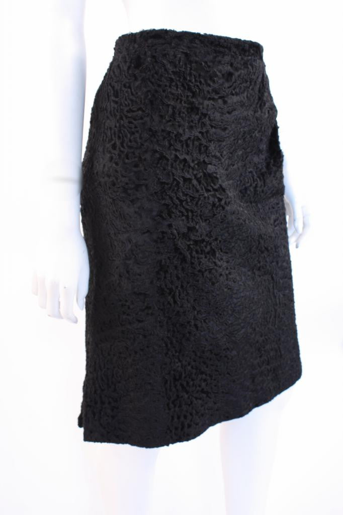 Vintage 60's Persian Lamb Fur Skirt at Rice and Beans Vintage