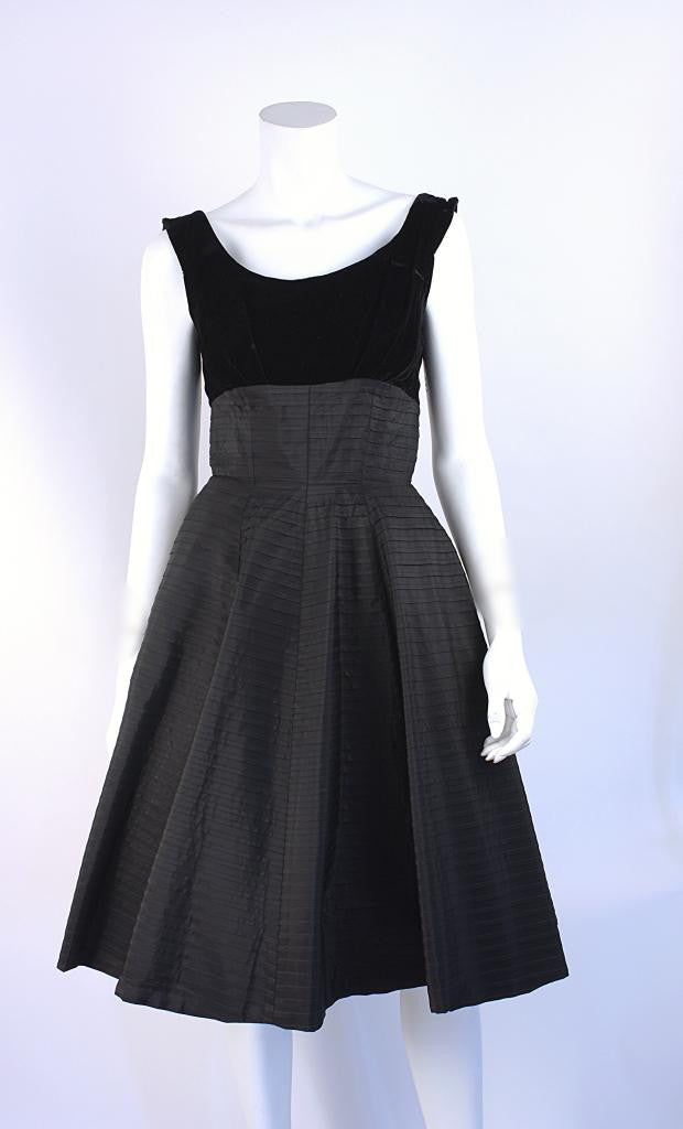 Vintage 50's SUZY PERETTE Black Dress at Rice and Beans Vintage