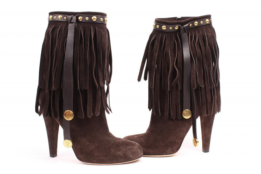 gucci fringe boots