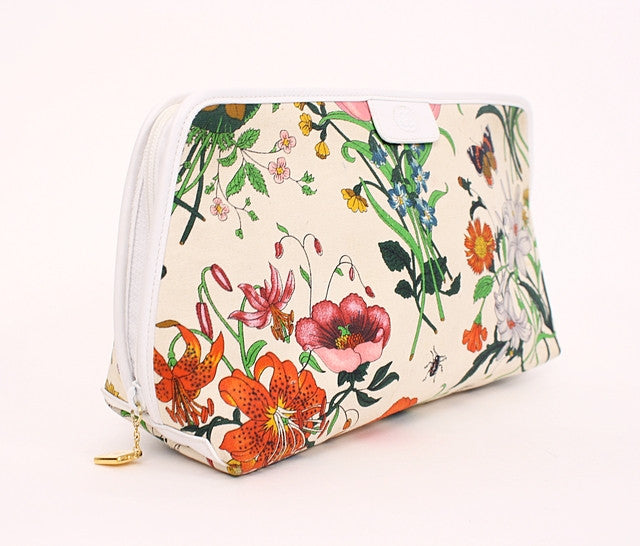 Vintage GUCCI Flora & Fauna Clutch Rice and Beans Vintage