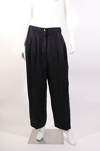 chanel linen pants