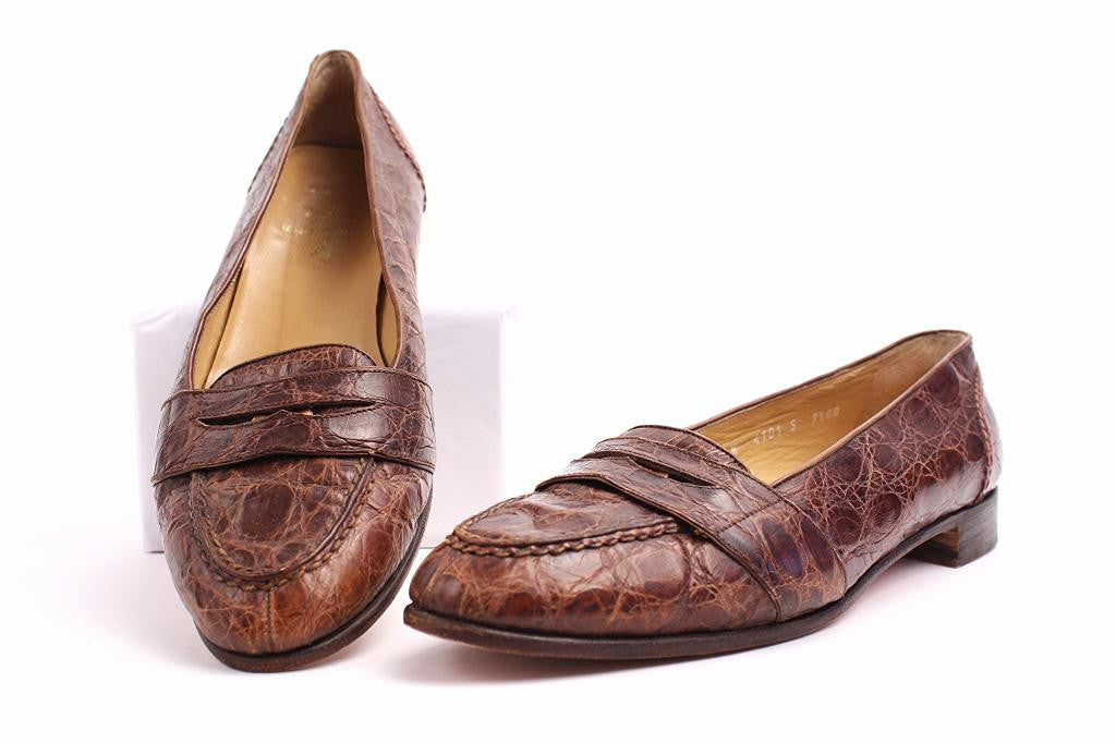 Vintage RALPH LAUREN Alligator Loafer Shoes