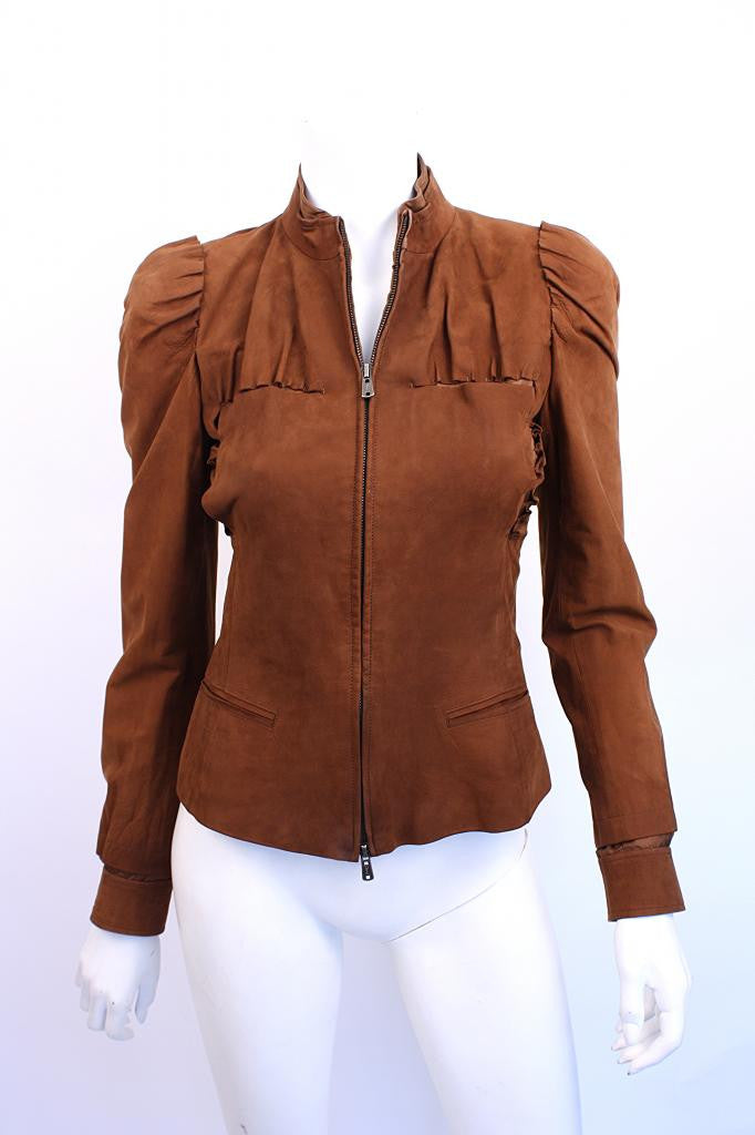 YVES SAINT LAURENT Leather Jacket at Rice and Beans Vintage