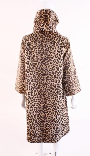 Vintage 60's FAIRMOOR Leopard Faux Fur Coat at Rice and Beans Vintage