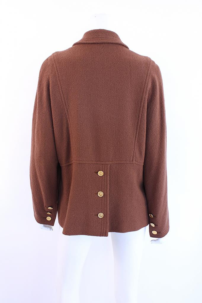 Vintage CHANEL Boucle Jacket w/Coco Buttons at Rice and Beans Vintage