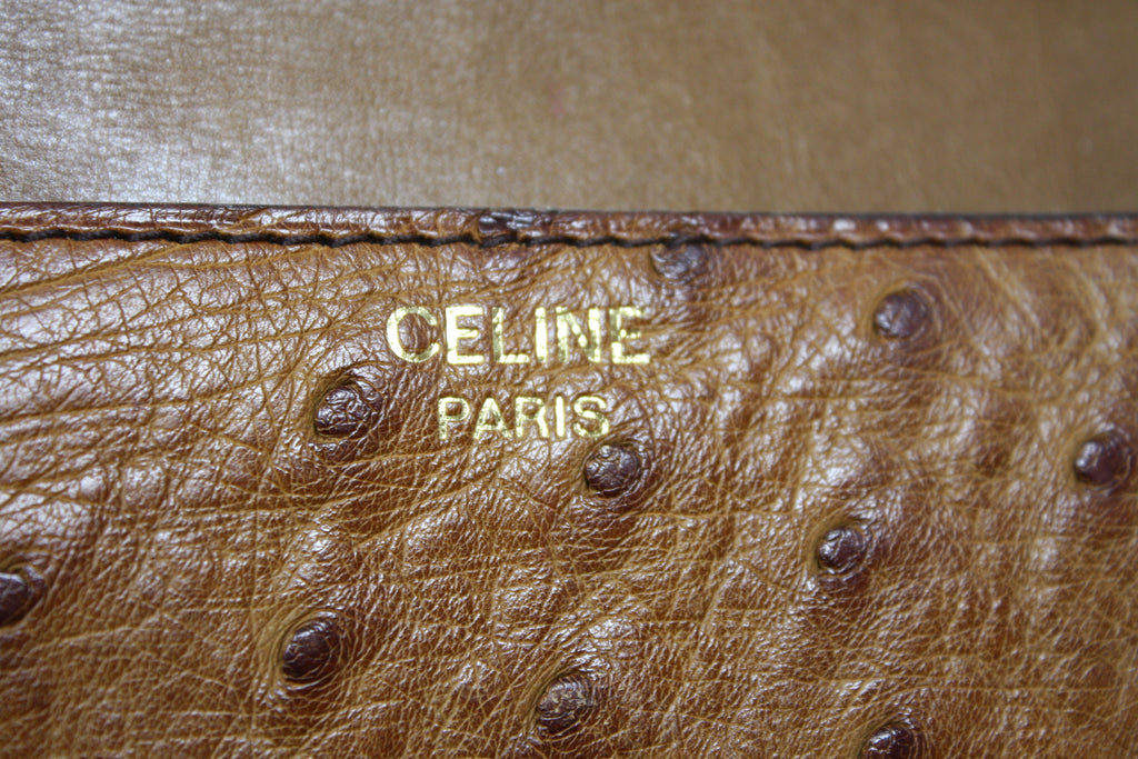 celine ostrich bag