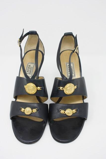 versace vintage logo heels