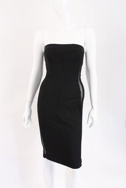 gianni versace black dress