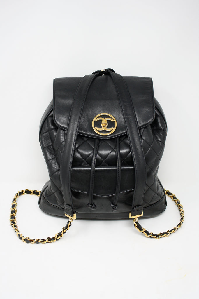 Vintage CHANEL Backpack at Rice and Beans Vintage