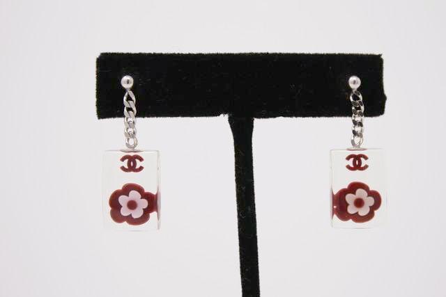 Vintage CHANEL Cherry Blossom Earrings at Rice and Beans Vintage