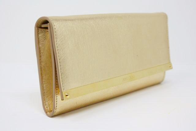 JIMMY CHOO Gold Clutch at Rice and Beans Vintage